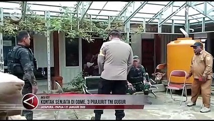 Tiga TNI Gugur Saat Kontak Senjata di Gome