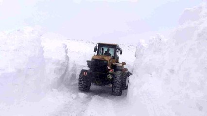 Kar araçların boyunu aştı, hastaya 2 gün sonra ulaşıldı