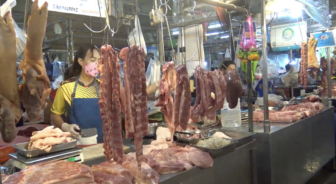 ราคาหมูสงขลา ลดราคาลงรับ "ตรุษจีน 2565"