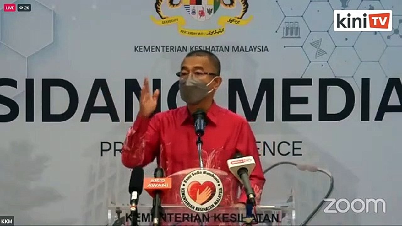 LIVE: Perkembangan situasi Covid-19 oleh Timbalan Menteri Kesihatan Noor Azmi Ghazali