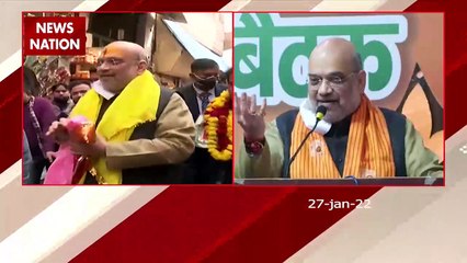 डोर-टू-डोर Campaign करने पहुंचे Bjp के 'चाणक्य'
