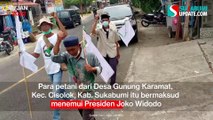 Temui Jokowi, Petani Penggarap Eks HGU di Sukabumi Jalan Kaki ke Istana
