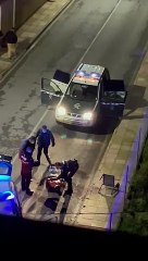 Hicham tras ser arrestado por agentes de la Policía Local de Bullas  con apoyo de la Guardia Civil.