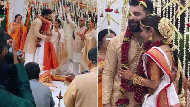 Mouni Roy Wedding: Mouni ने फेरे लेने के बाद रोते हुए Sooraj Nambiar को लगा लिया गले | FilmiBeat