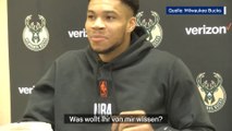 Giannis mit Snack nach Pleite: 