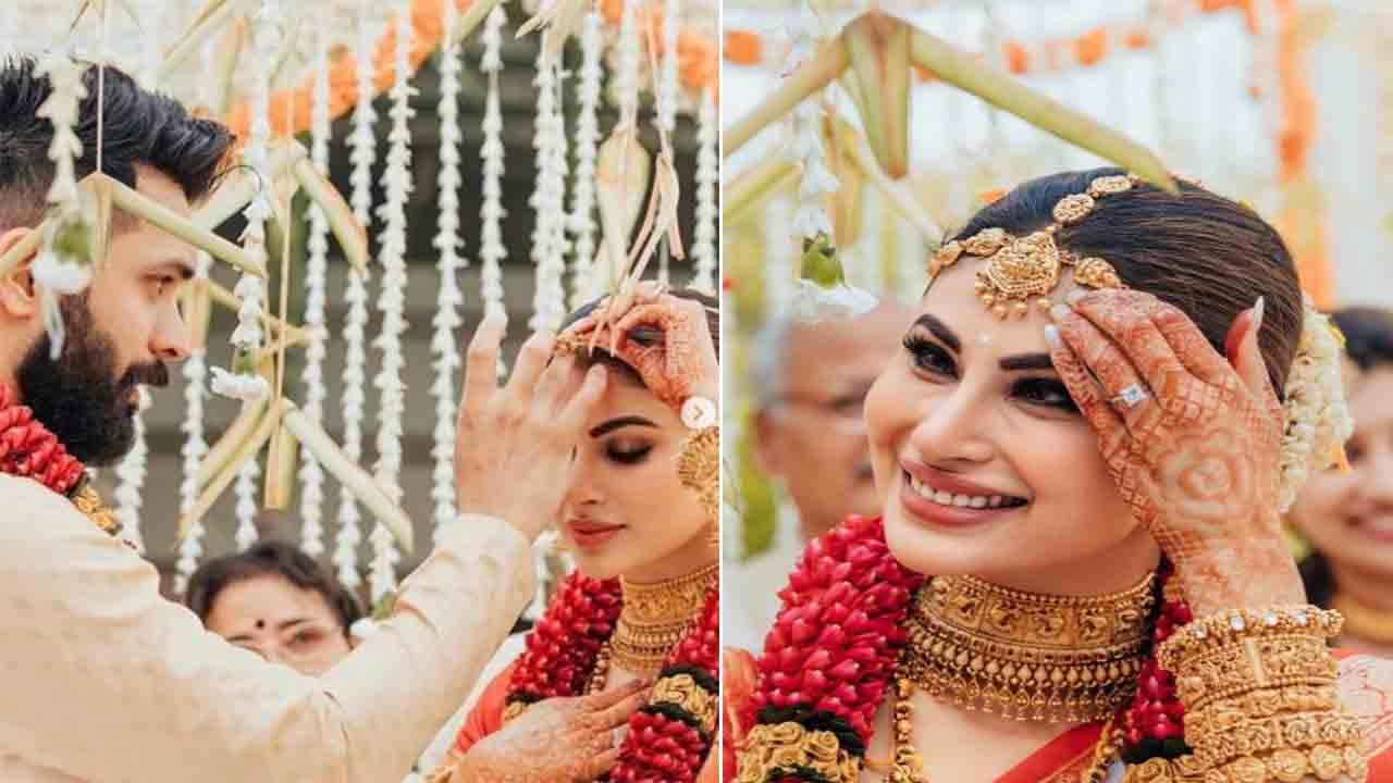 Mouni Roy Wedding: Sooraj Nambiar से sindoor लगवाकर भावुक हुई Mouni, Photo viral  |  FilmiBeat