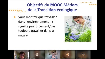 Identifier les métiers de la transition écologique et leurs voies d'accès - 17h