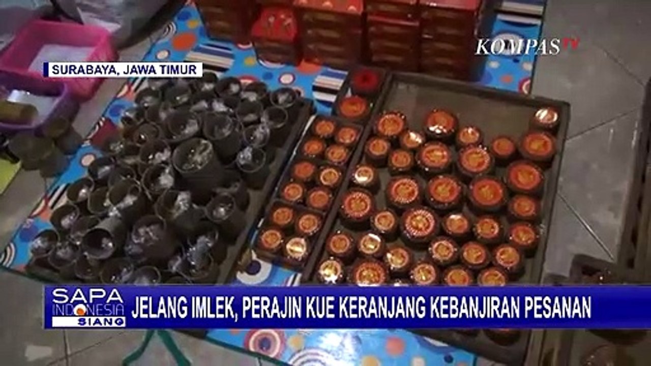 Jelang Perayaan Imlek, Perajin Kue Keranjang di Surabaya Dibanjiri Ribuan Pesanan