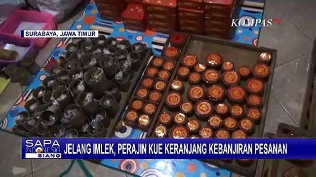 Jelang Perayaan Imlek, Perajin Kue Keranjang di Surabaya Dibanjiri Ribuan Pesanan