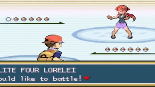 Pokemon Fire Red - Elite Four Battle: Lorelei