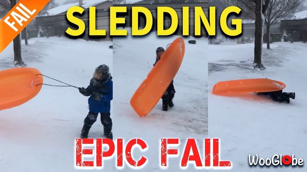 'Minnesota kid's EPIC sledding fail amid severe winter storm is MUST ...