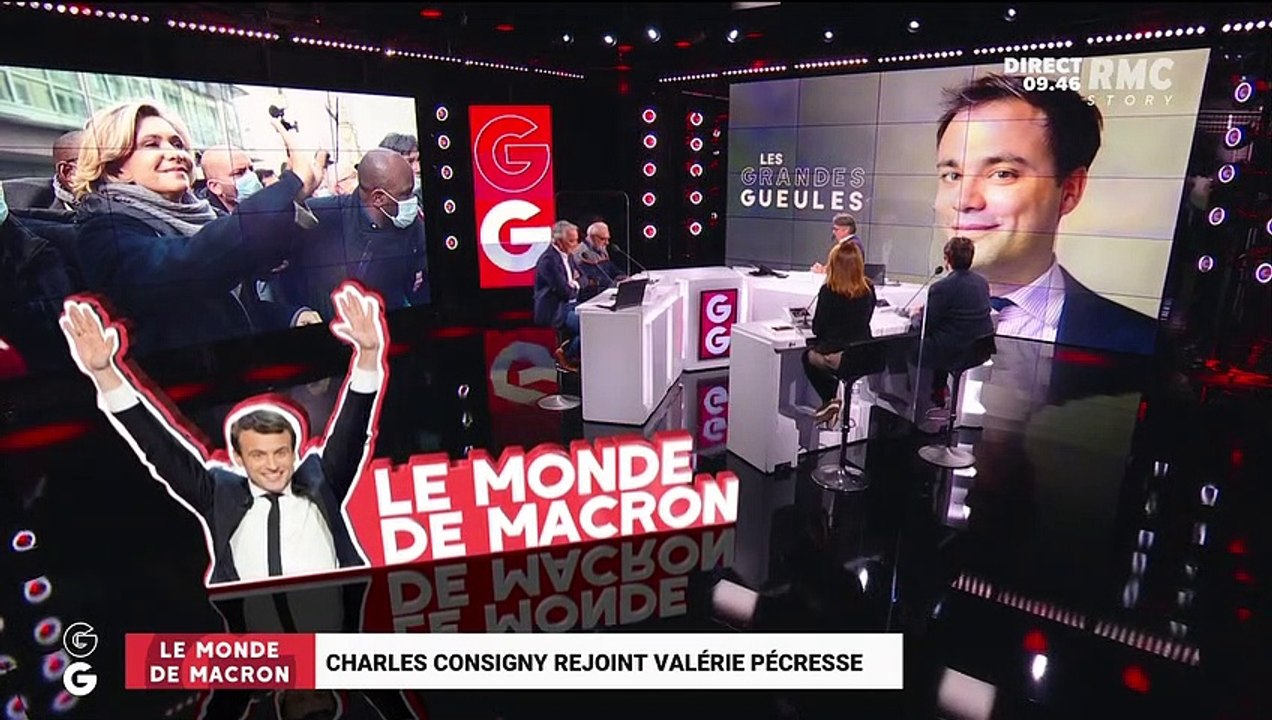 Charles Consigny annonce son ralliement à Valérie Pécresse dans "Les grandes gueules" sur RMC
