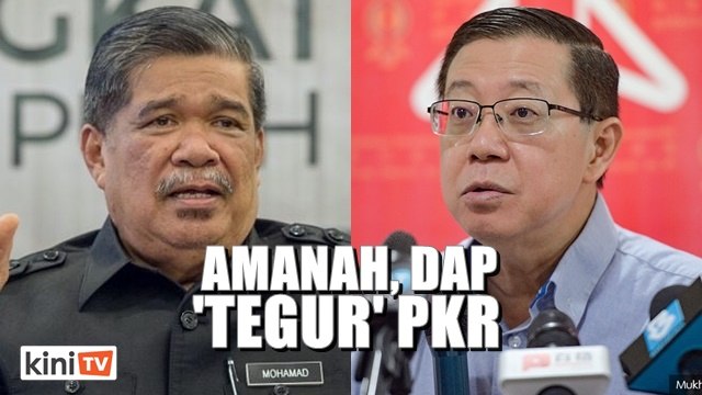Amanah, DAP beri teguran halus pada PKR isu logo di Johor