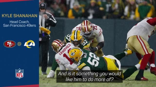 'I'm thanking Garoppolo for unbelievable throws' - Shanahan