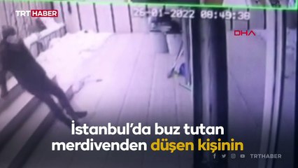 Merdivenden düştü, telefonundan dumanlar yükselince panikledi