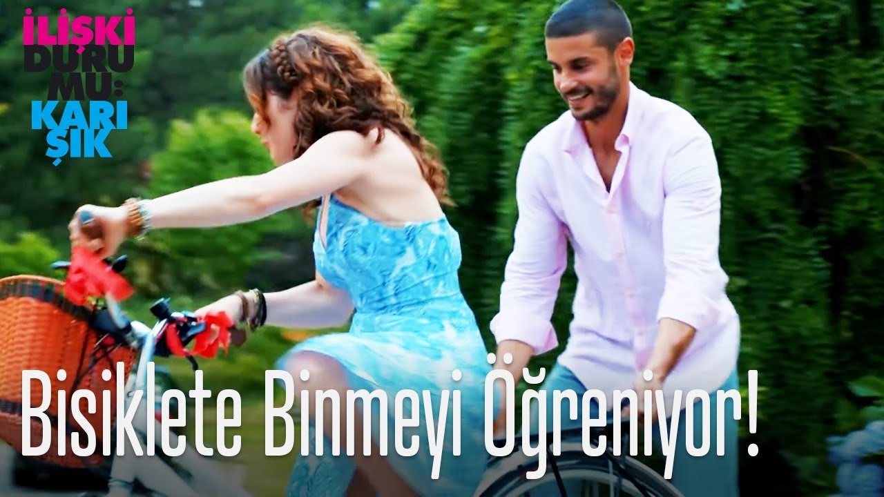 Bisiklet binmeyi öğreniyor!