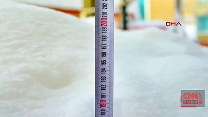 Ordu'da kar insan boyunu geçti