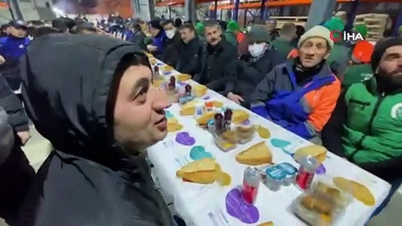 Başkanlardan karla mücadele ekibine mangalda balık ikramı! İmamoğlu'na balıkçı göndermesi!