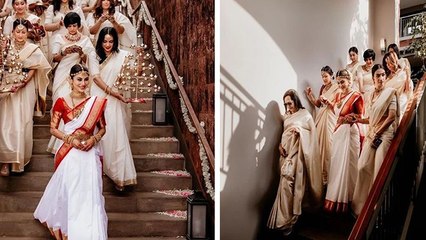 Mouni Roy Breathtaking Grand Entry To Wedding Mandap with Bridesmaid Video Viral | Boldsky