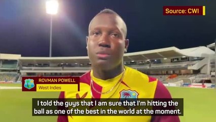 Powell feeling like 'one of the best' after T20 century