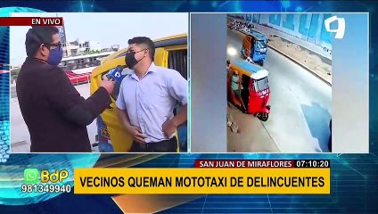 SJM: mototaxistas formales afectados por delincuentes que utilizan similares vehículos para robar