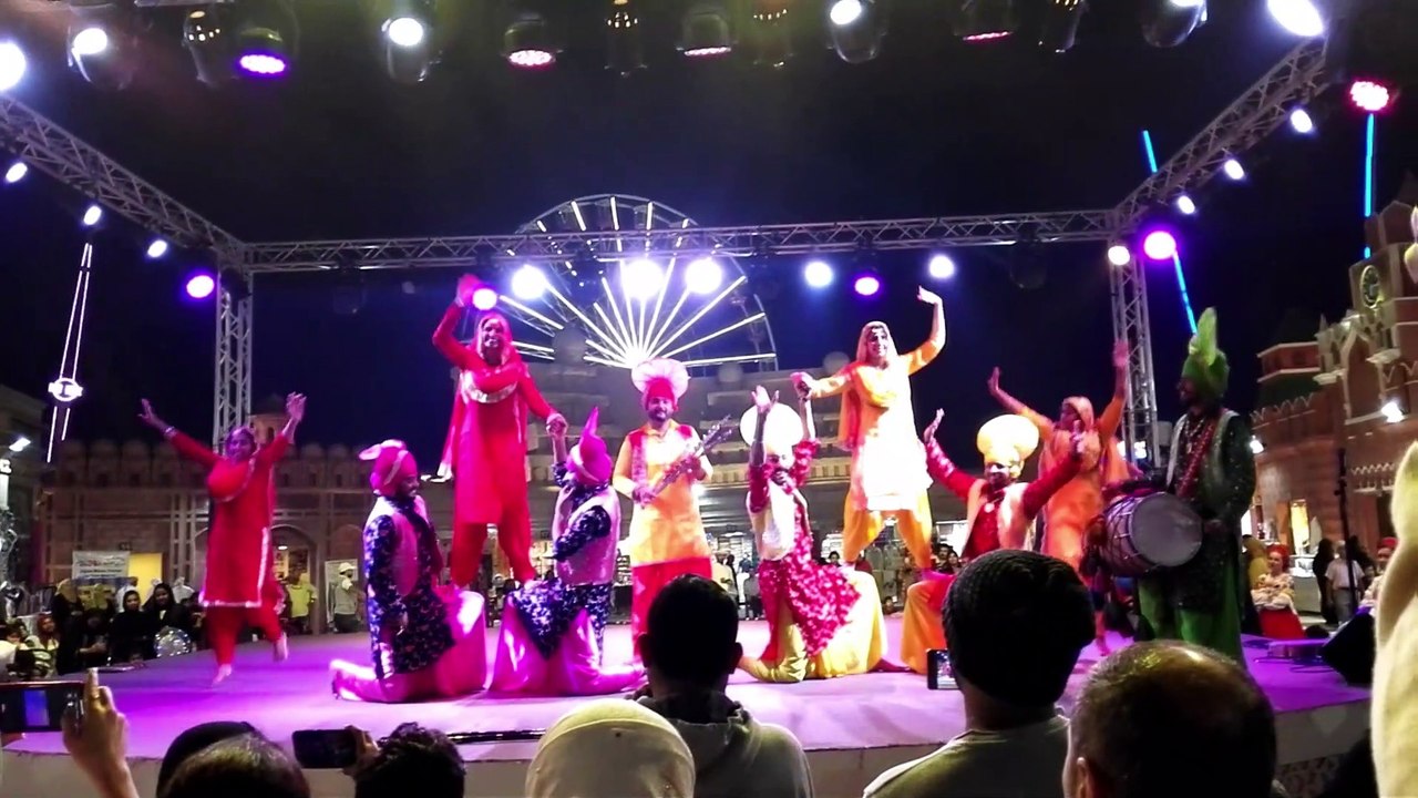 PANJABI DANCE SHOW  SHAEKH ZAYED HERITAGE FESTIVAL ABU DHABI UNITED ARAB EMIRATES