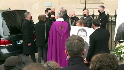 A Paris, dernier hommage à l'acteur français Gaspard Ulliel