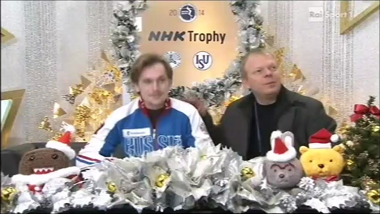 NHK14 - Commentators mention Hanyu (RAI ITA)