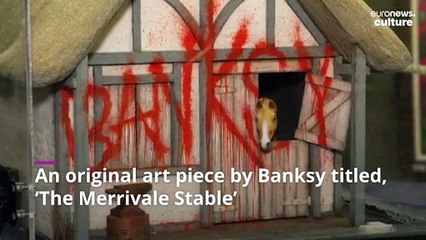 The 'Great British Spraycation': Miniature Banksy model sells for over €1 million