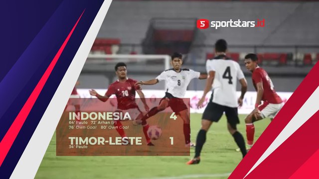 Timnas Indonesia Gilas Timor Leste, Pratama Arhan Tampil Gemilang