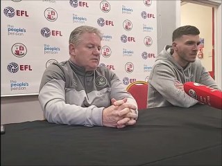 Bradford City v Crawley Town press conference