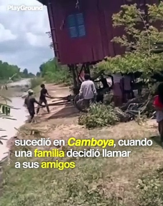 Mudanza a través del río