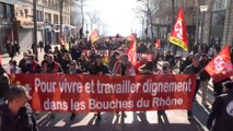 Marseille : manifestation pour une hausse des salaires