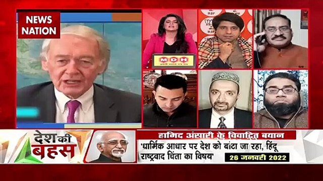 Desh Ki Bahas : हामिद अंसारी ने देश के खिलाफ बोला है : शहजाद पूनावाला