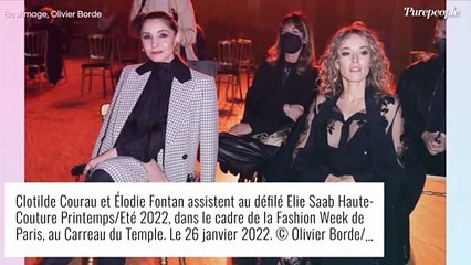 Élodie Fontan : Chic et en transparence à la Fashion Week