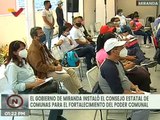 Gobierno de Miranda instaló el Consejo Estadal de Comunas