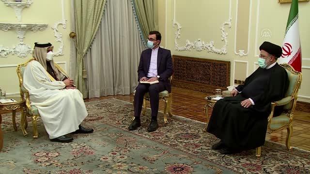 İran Cumhurbaşkanı Reisi, Katar Dışişleri Bakanı Al Sani'yi kabul etti