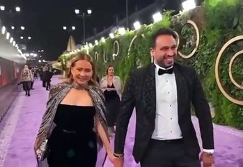 نيللي كريم تخطف الأنظار في حفل صناعة الترفيه بالسعودية