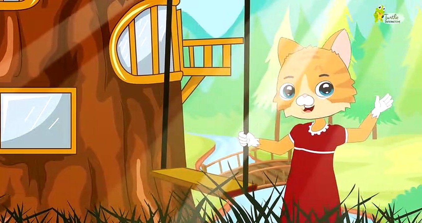 Five Little Kittens | English Nursery Rhymes | Animal Songs for Kids