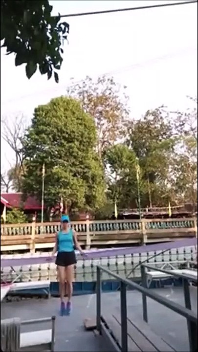 La corde à sauter n'est pas toujours très bon pour la santé