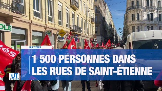 A la Une : Enfin une victoire pour les verts ! / 1 000 personnes manifestent à Saint-Etienne / Découvrez la nouvelle patinoire olympique /