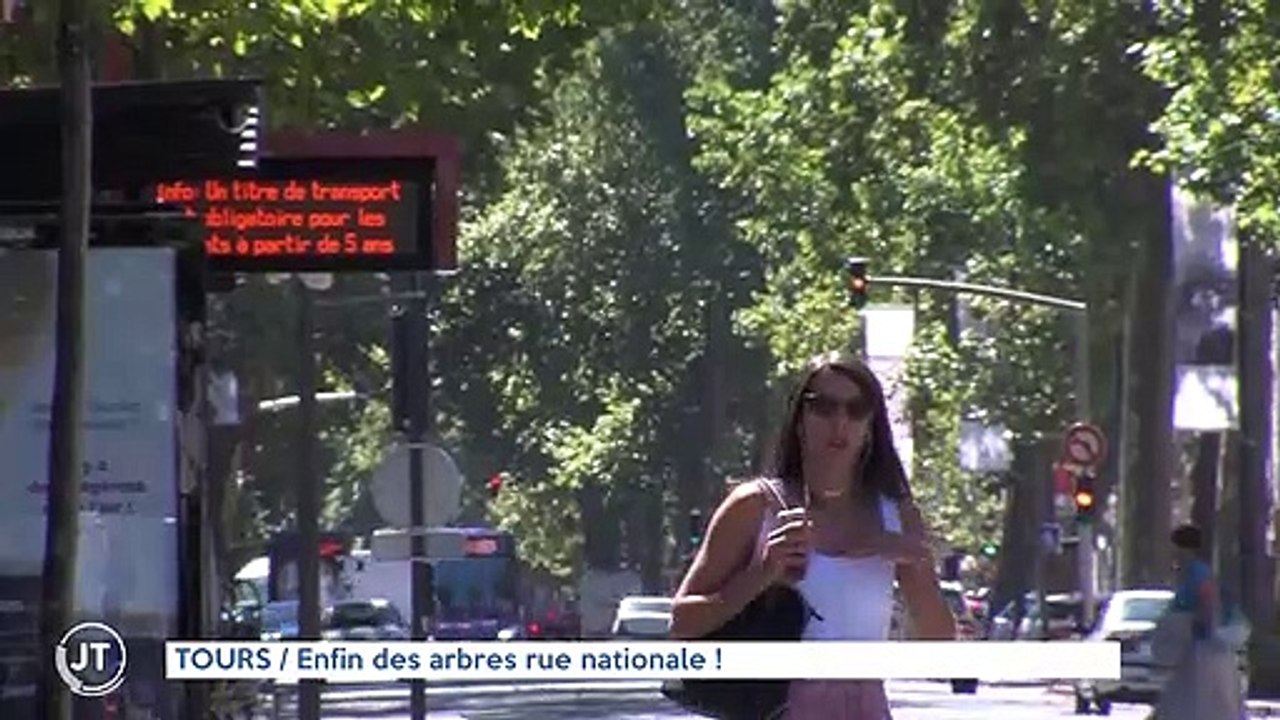 TOURS / Enfin des arbres rue national !