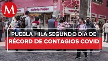 Puebla rompe récord de contagios covid por segundo día consecutivo; suma 963