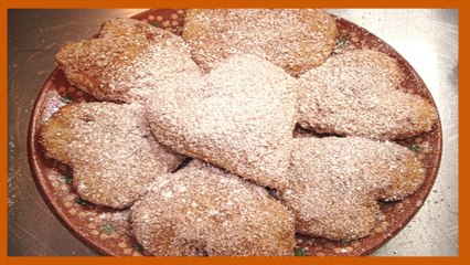 SOPAIPILLAS EN FORMA DE  CORAZONES(dm)
