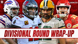 NFL Divisional Wrap-up: Why Tom Brady May Actually Retire +  Aaron Rodgers' Loss | Almost Shameless