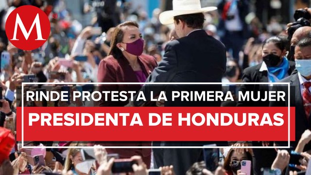 Xiomara Castro rinde protesta como presidenta de Honduras