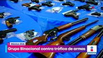 México y EU establecen el Grupo Binacional contra Tráfico de Armas