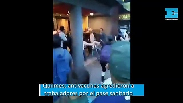 Quilmes: antivacunas agredieron a trabajadores por el pase sanitario