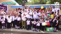 León: inauguran aula de preescolar en el centro educativo Rebeca Rivas