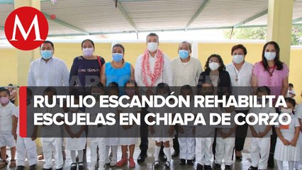 Benefician espacios educativos en Chiapa de Corzo